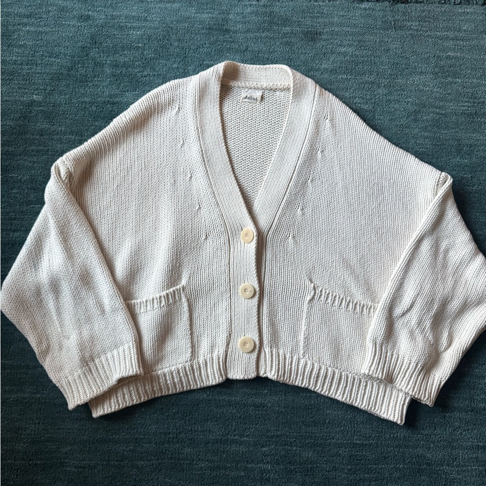 Babaa no 22 cardigan in natural